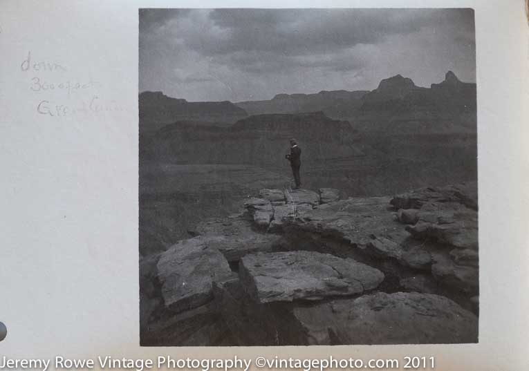Photographer at Grand Canyon ca 1900