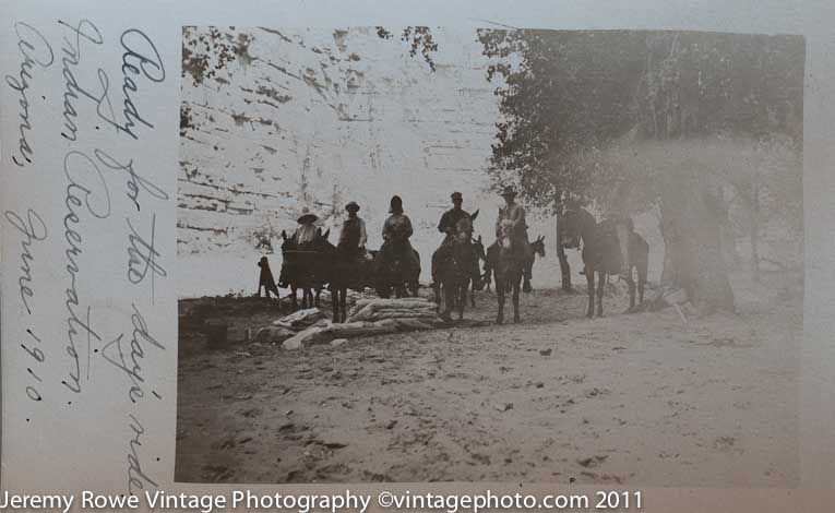 Touring the reservation ca 1910