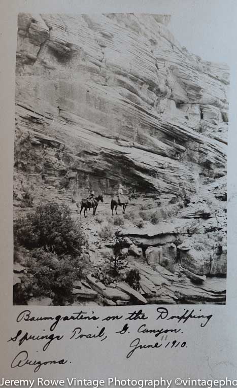 Dripping Springs, Grand canyon ca 1910