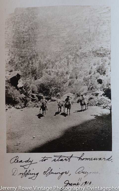 Dripping Springs, Grand canyon ca 1910