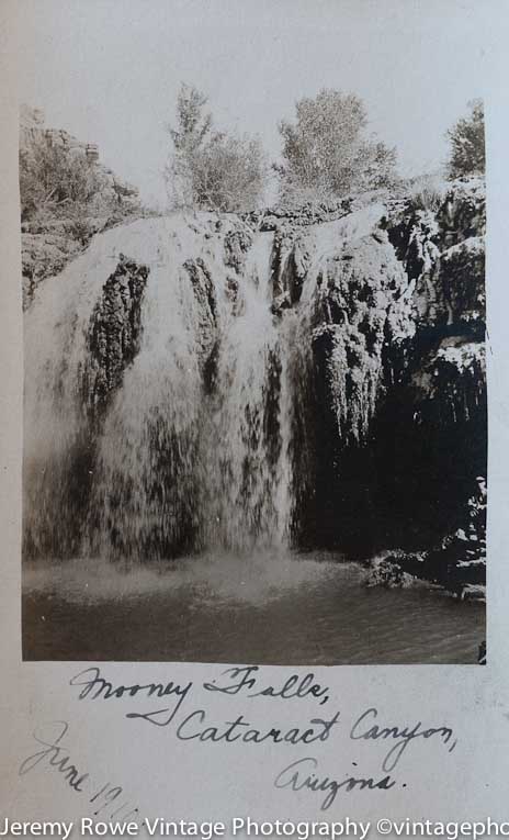 Cataract Canyon ca 1910, Mooney Falls