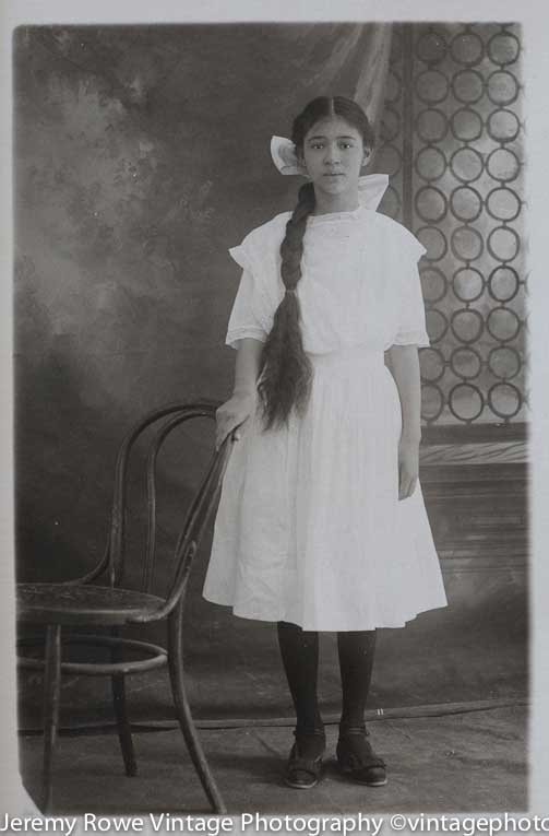 Unidentified studio portrait ca 1910