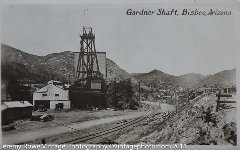 Bisbee ca 1915, Gardner Shaft