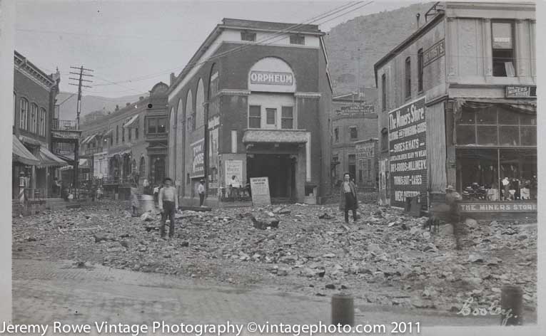 Aftermath of Bisbee Flood ca 1910