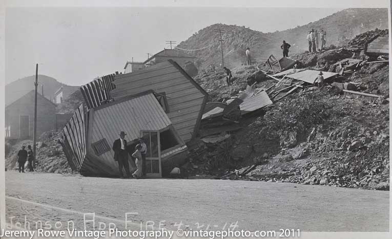Bisbee ca 1914, Johnson Addition flood