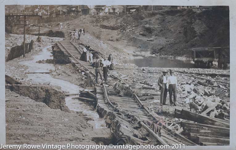 Aftermath of Bisbee Flood ca 1912