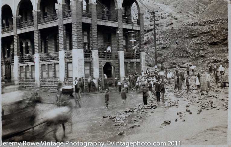 Aftermath of Bisbee Flood ca 1910