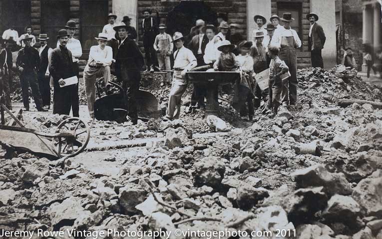 Aftermath of Bisbee Flood ca 1908