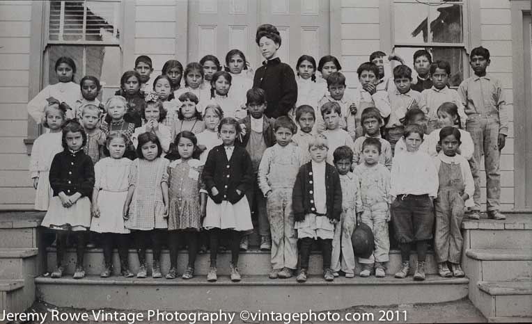Unidentified Bisbee school group c a1912